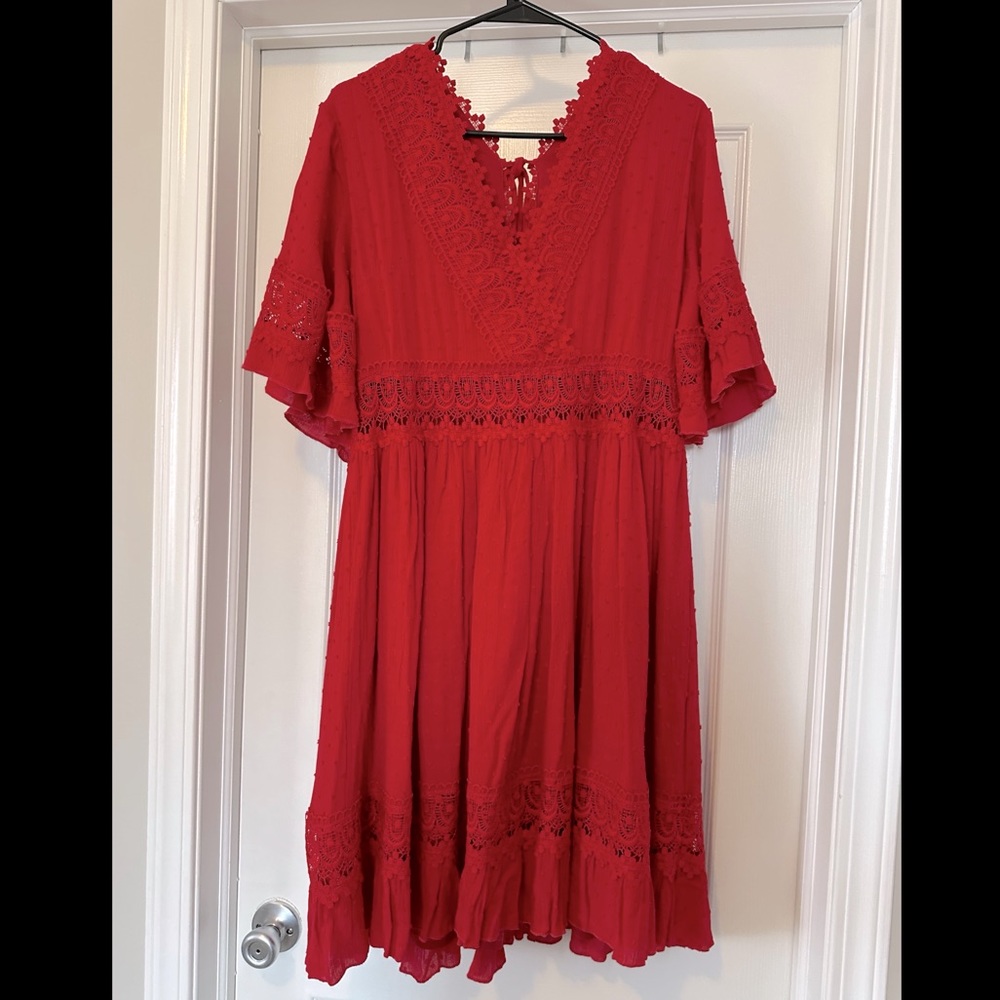 BEAUTIFUL Southern Fried Chics Cut out Lace dress
